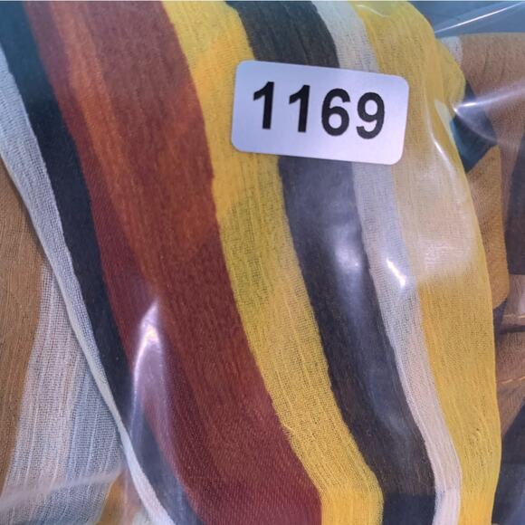 NY & Co. Womens‎ Chiffon Halter Top Sz S Retro Striped Neck Tie Secretary Office - Picture 12 of 12